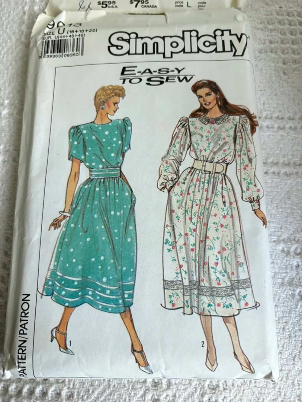 Easy-to-Sew Simplicity Pattern 9013 U for Misses’ Dress